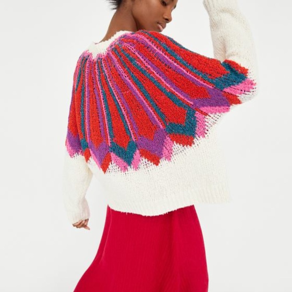 COPY - Zara Jaquard Sweater